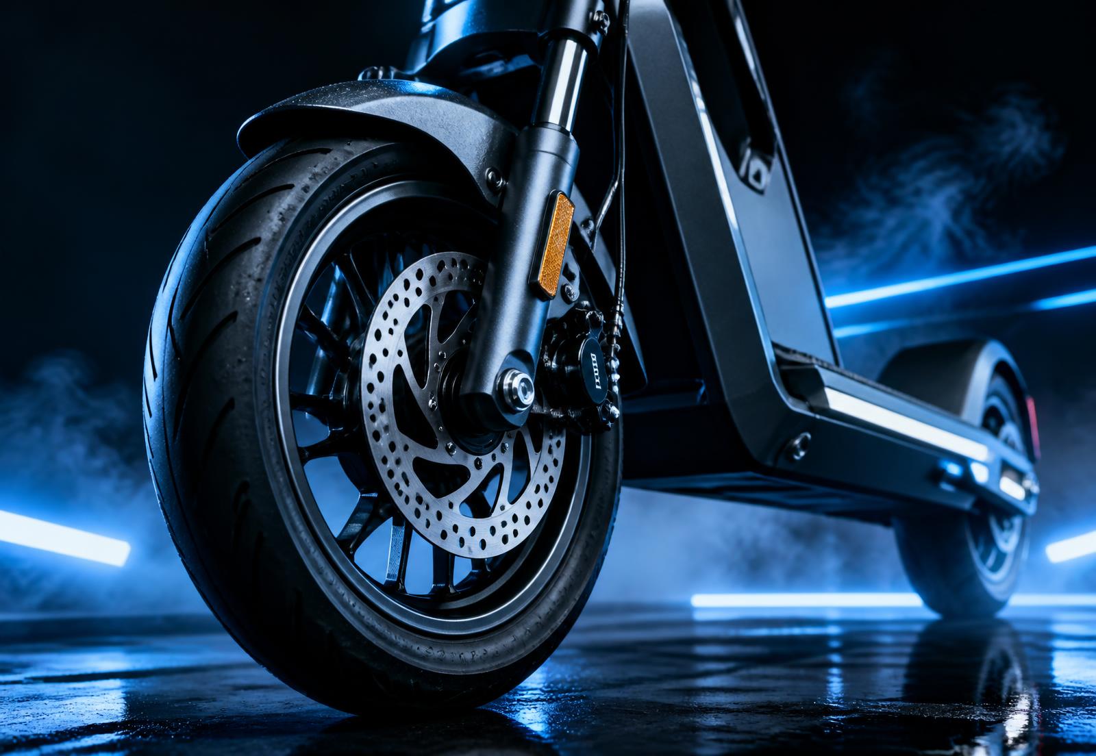 Front wheel and disc brake of the DOCK-Y ULTRA